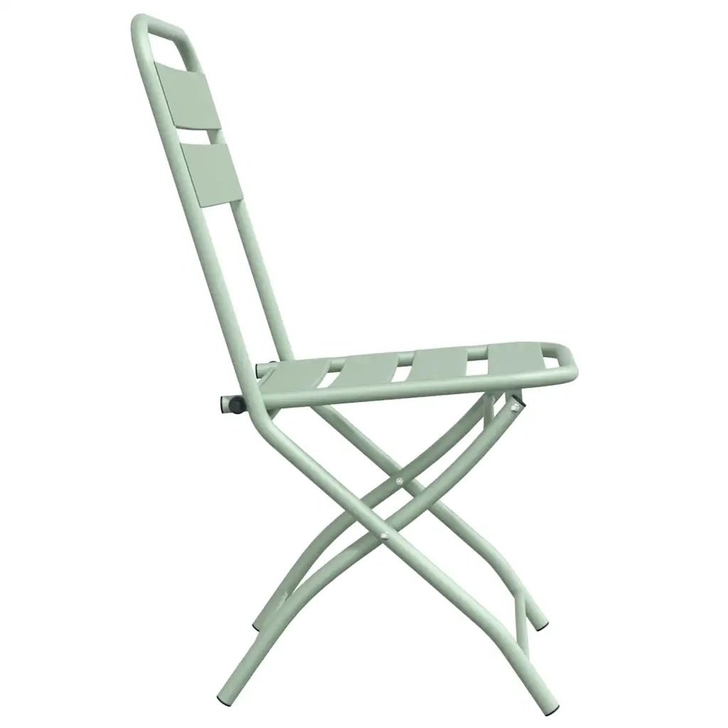 Sedia Pieghevole da Giardino 2 pz | Sedie da Esterno Menta Leggera 42 x 52 x 82cm