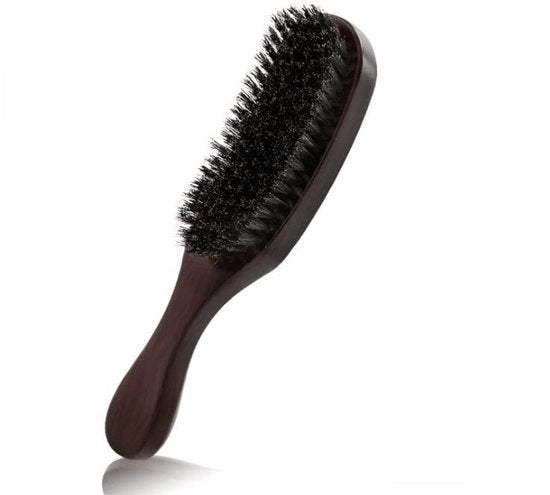 Spazzola per capelli a 360 gradi - Ergonomico - Marrone - Adatto a tutti i tipi di capelli - Modello con 360 onde - Design ergonomico - Colore marrone
