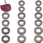 Levero di fissaggio per occhielli metallici 105-138-16 mm - tappo di passaggio rotondo - foro a goccia - connettore a lusca - borsa da lavoro - maniglia di tenda in pelle.