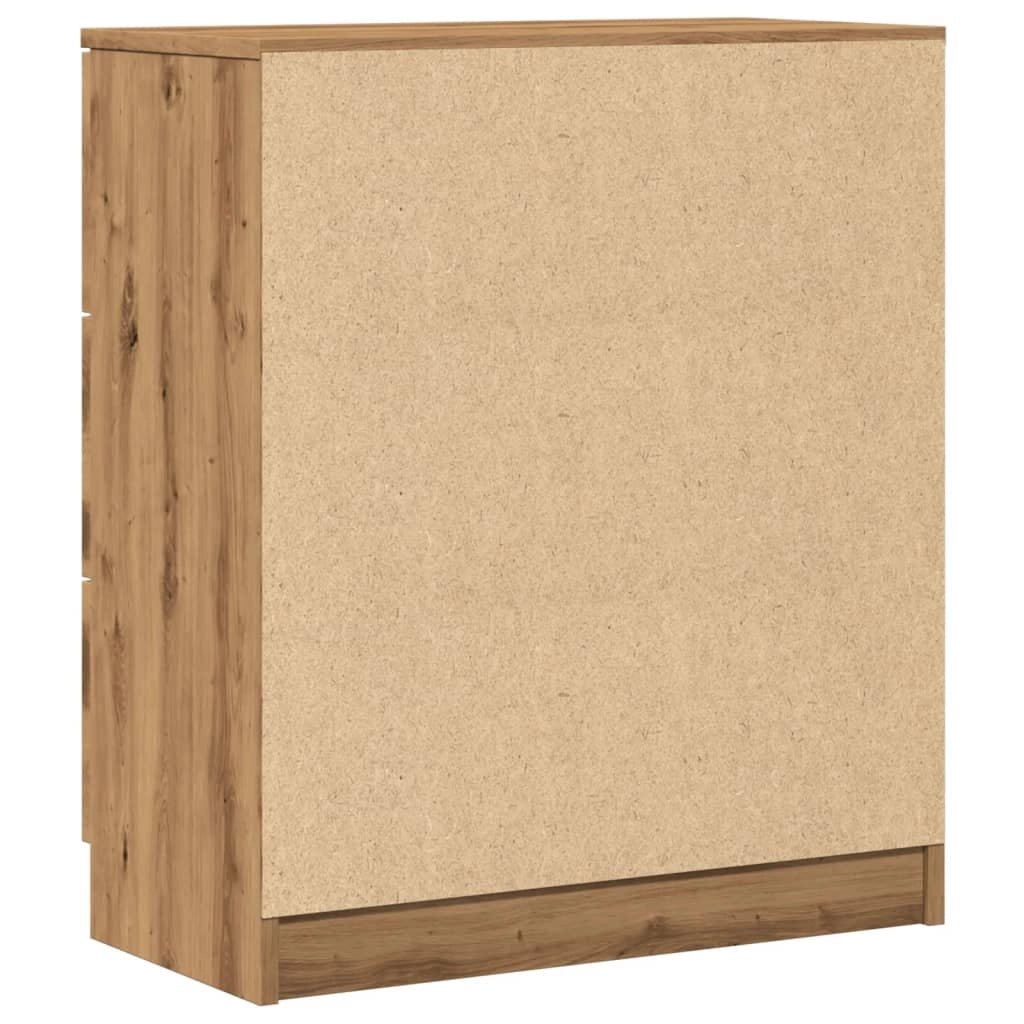 Buffet credenza cassettiera armadio mobile contenitore organizer cucina soggiorno salotto fatto a mano 60 x 30 x 70 cm legno ingegnerizzato marrone 02_0030812