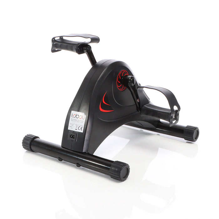 LUXTRI Mini cyclette elettrica 80W per allenamento braccia gambe Minibicicletta Trainer a pedali