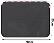 Zonnescherm per auto, con schermo solare magnetico, non espandibile automaticamente, zonatura per auto, pannello isolante termico, vetro anteriore, tende laterali, rete oscurante, schermo solare per auto magnetico, vetro posteriore rettangolare - 2 pezzi