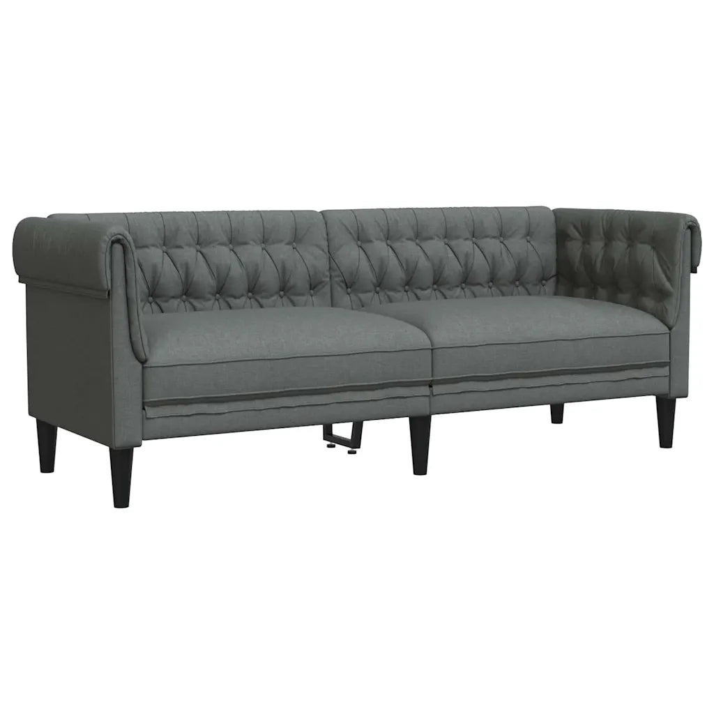 Divano per Soggiorno 2 pcs Grigio scuro 201,5 x 74,5 x 74,5 cm 3385857