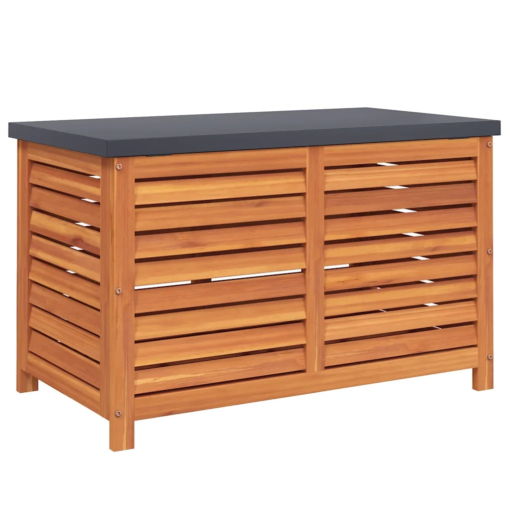 Contenitore da Giardino 90x48x55 cm Legno Massello di Eucalipto 367839