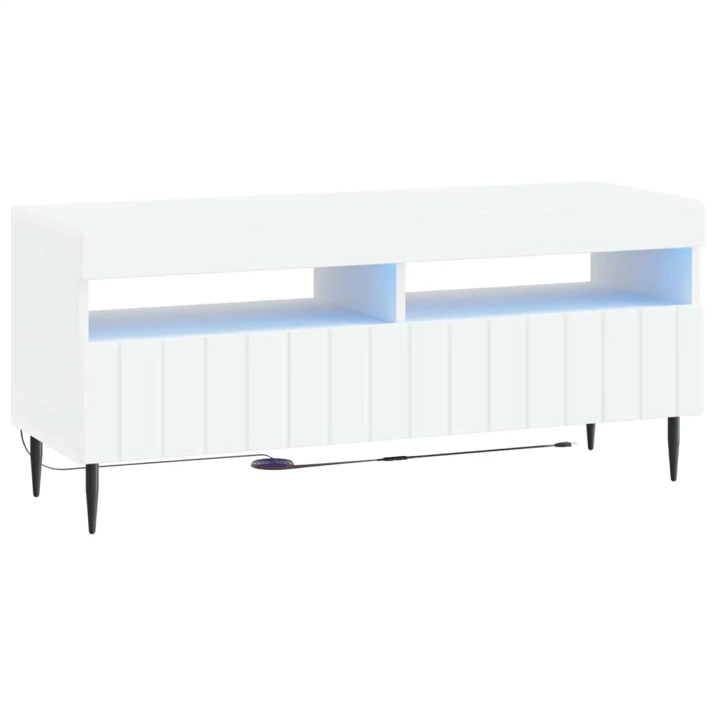 Mobile TV LED Bianco Legno ingegnerizzato 896545
