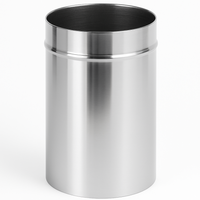 Elemento lineare acciaio inox diametro 300 mm sp. 0,5 mm h. 250 mm canna fumaria