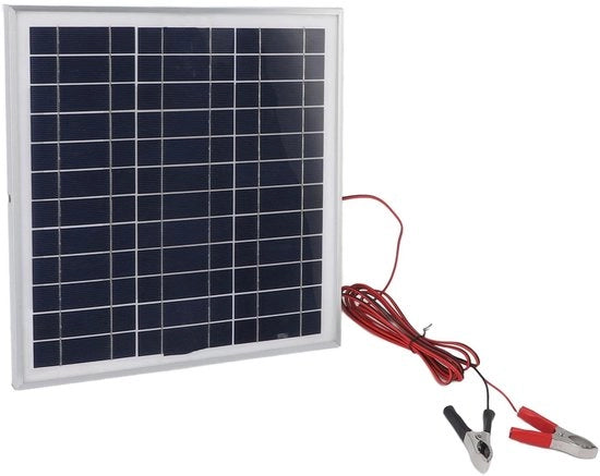 Pannello Solare Portatile - Struttura in Alluminio Impermeabile - Ideale per Camping - 50W di Potenza - Inclusi Viti a Crociera
