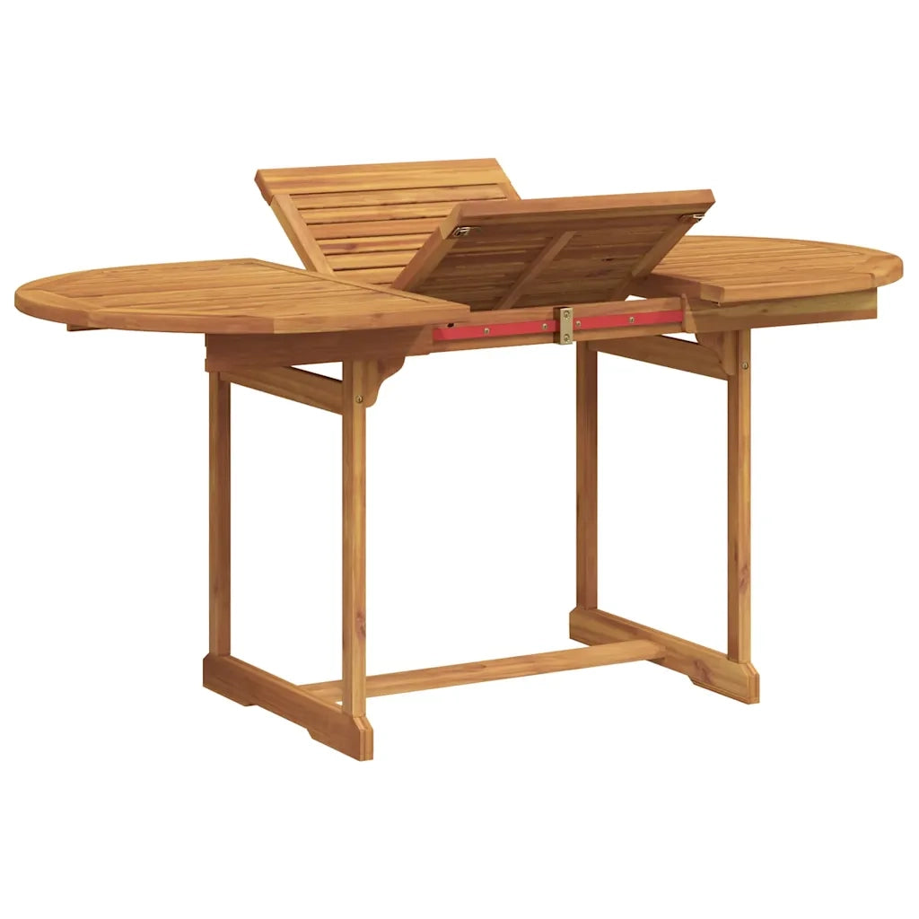 Set Pranzo da Giardino 5pz Legno Massello di Acacia e Textilene 3279322