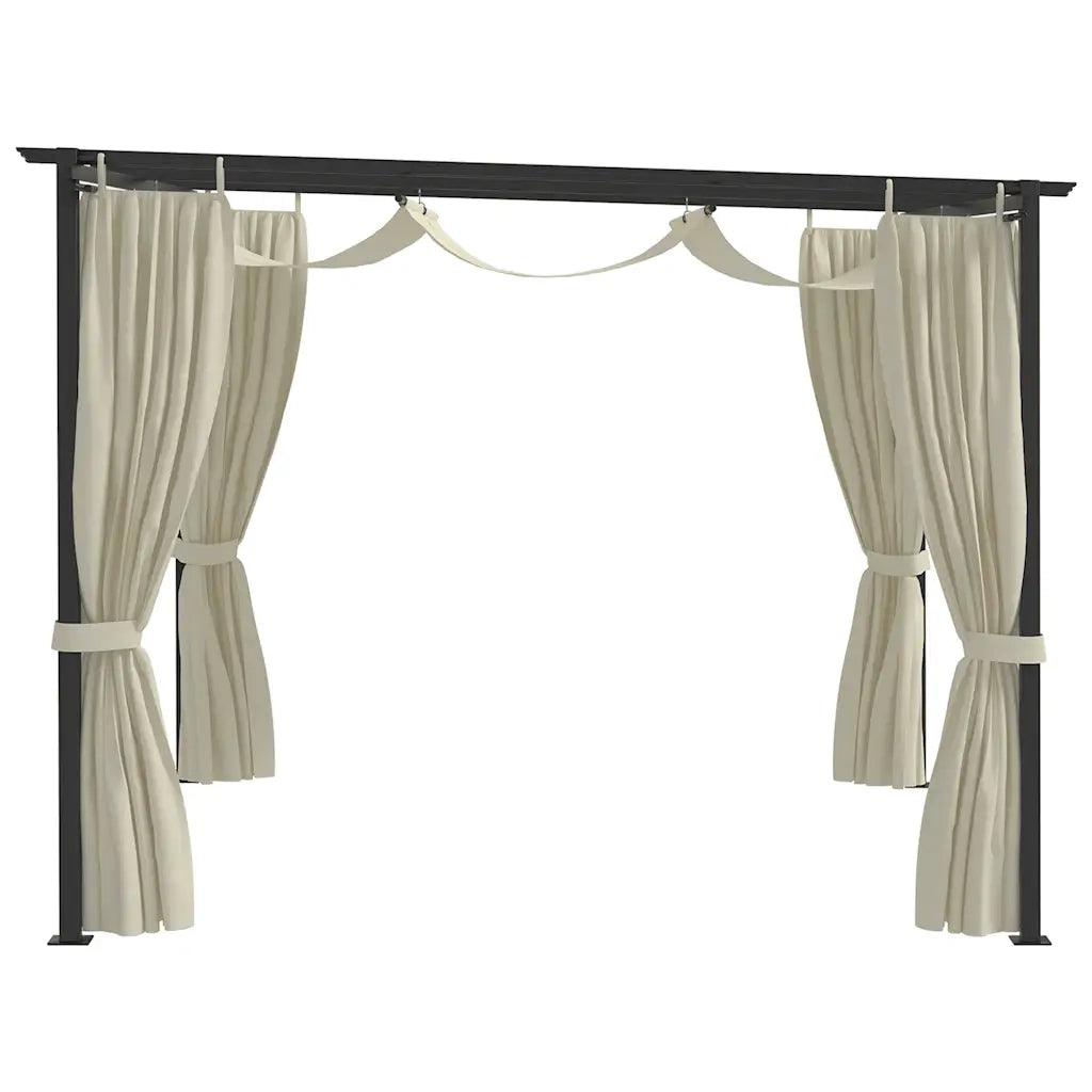 Gazebo 4x3 m Crema 3053420