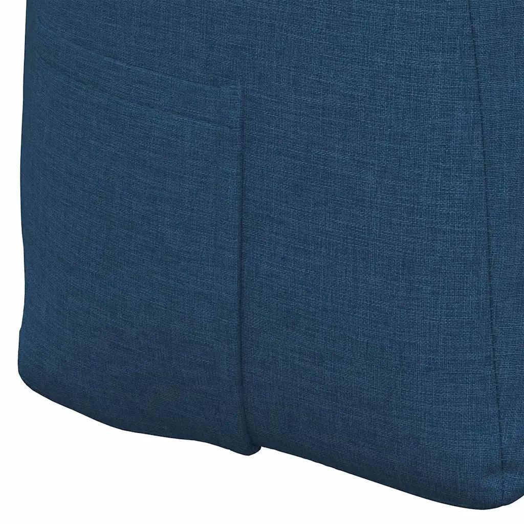 Cuscino per Schiena Blu 180 x 24 x 50 cm Tessuto 42014565
