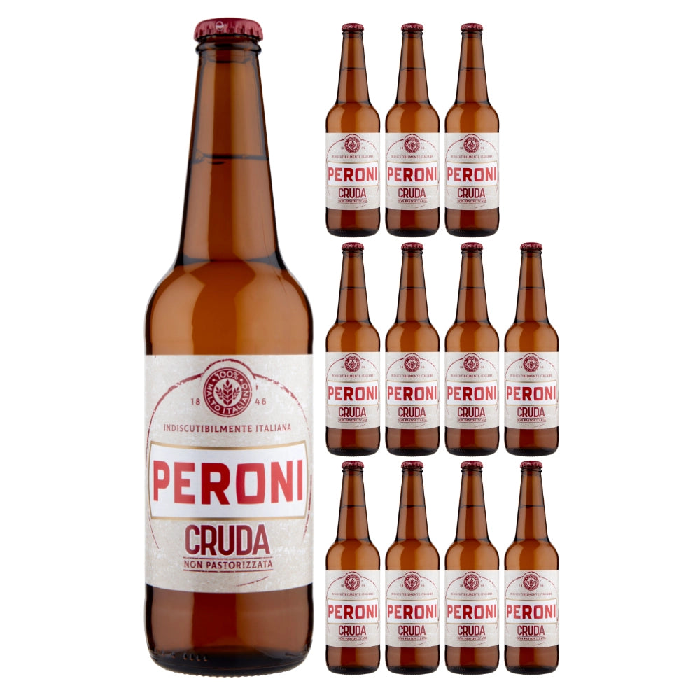 Peroni birra cruda non pastorizzata 12 bottiglie da 50 cl