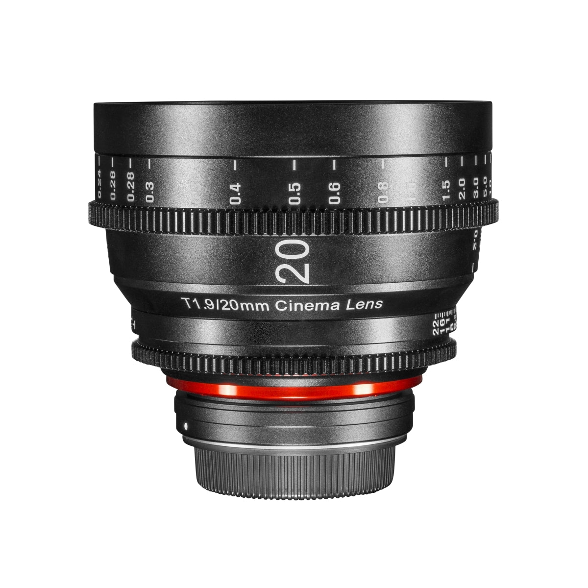 XEEN Cinema 20mm T1.9 PL obiettivo full frame MF Cine Video per alte risoluzioni con pignoni follow focus