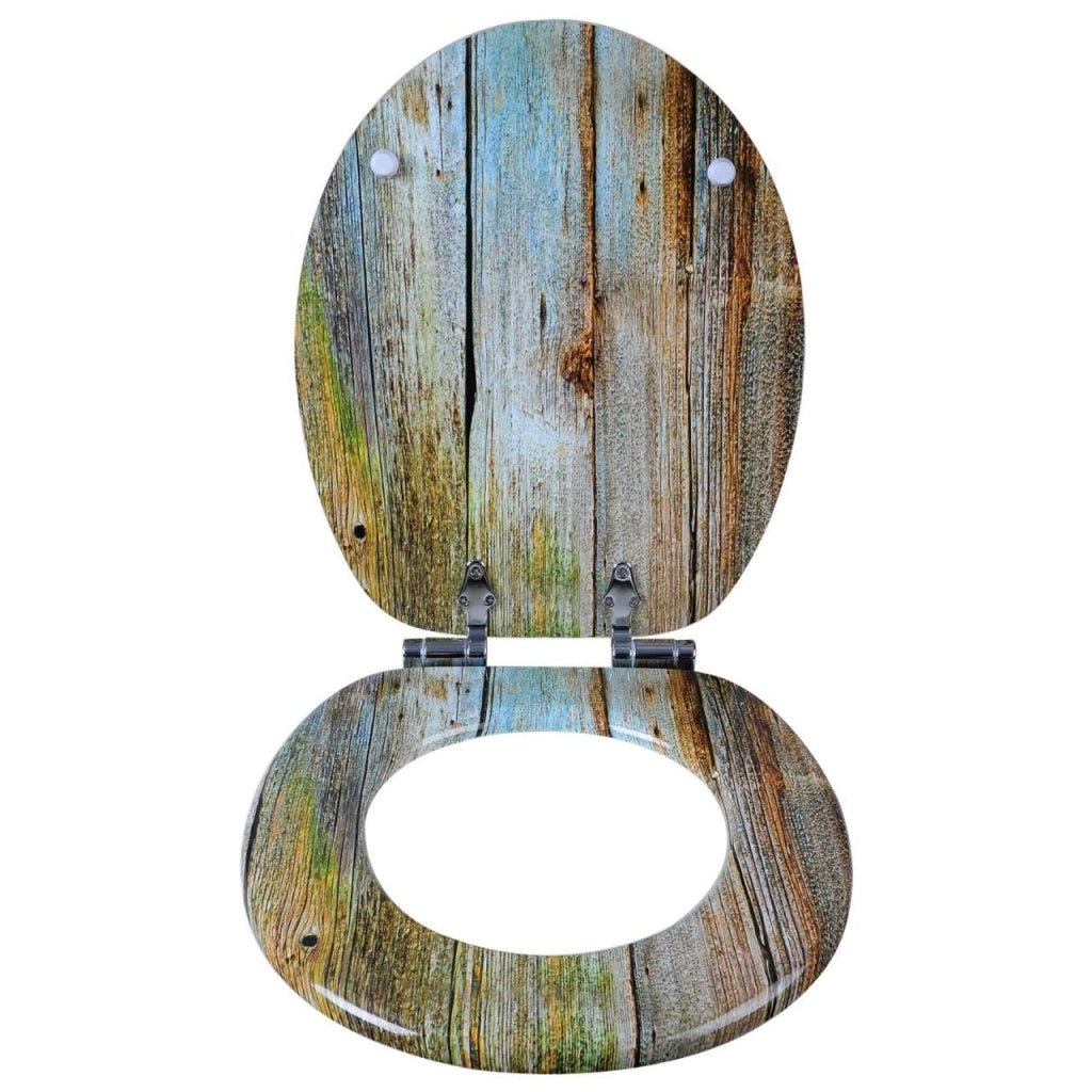 Sedile WC di alta qualità con anima in legno MDF e cerniere a chiusura ammortizzata arredamento di design 19_0000730