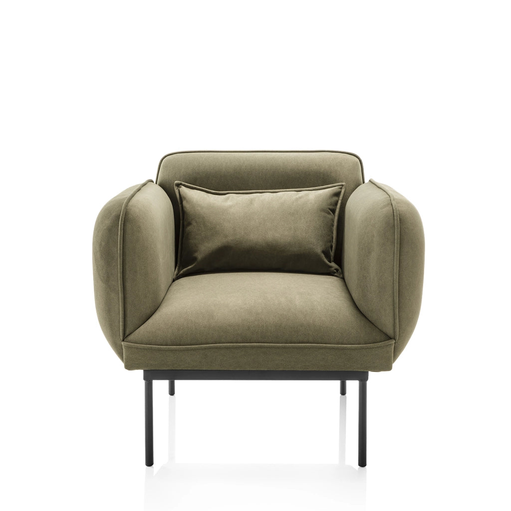 Poltrona VELOUR verde scuro