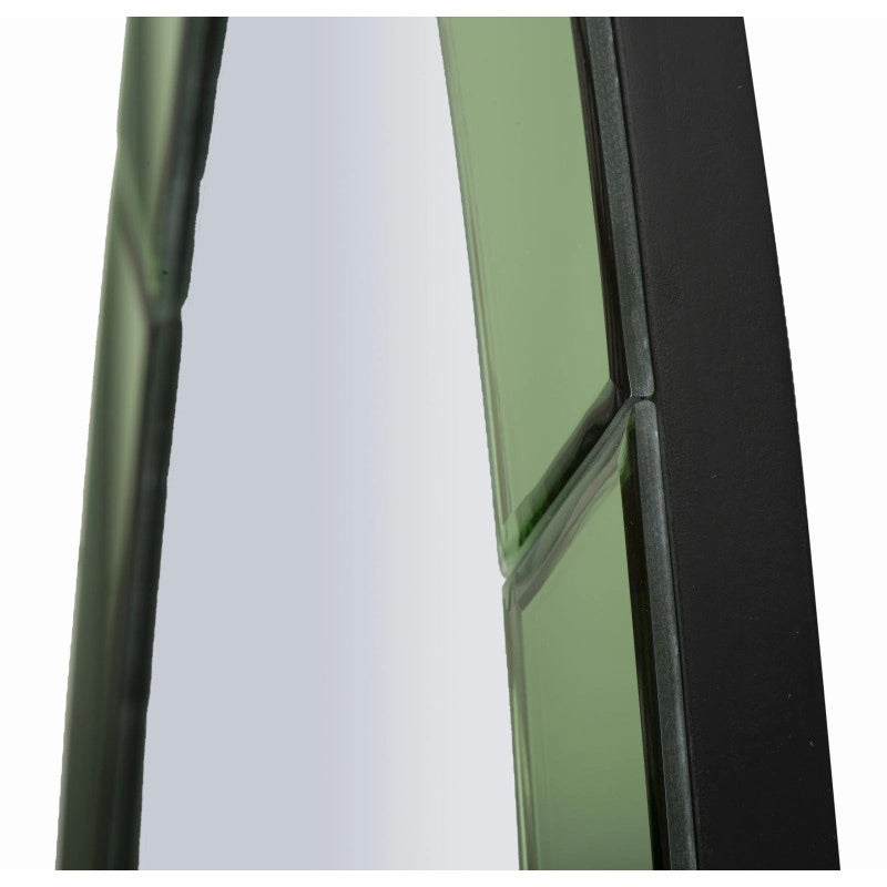 Specchio Da Muro Oslo Verde cm 55x2x150 (misura Specchio cm 42,5x137,5)