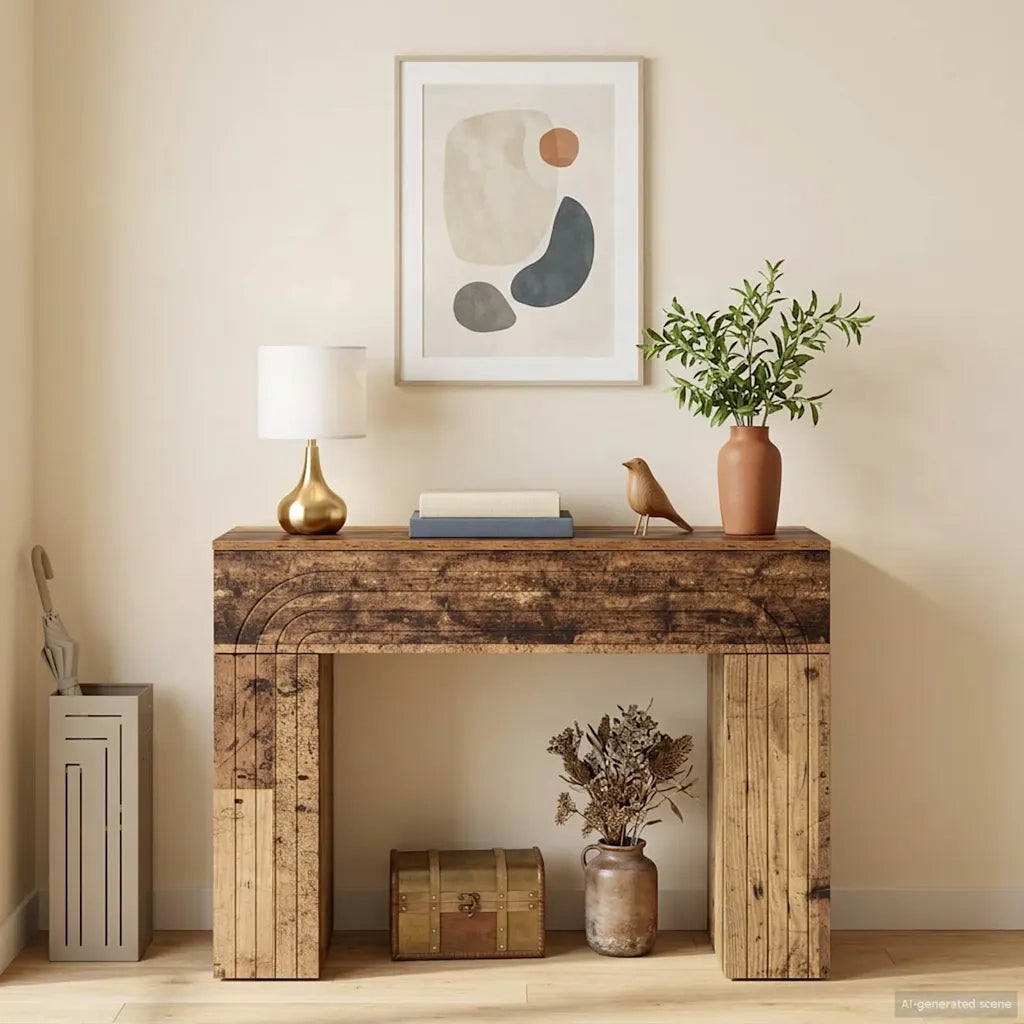 Tavolino da salotto Legno antico 102 x 35 x 75 cm 899934