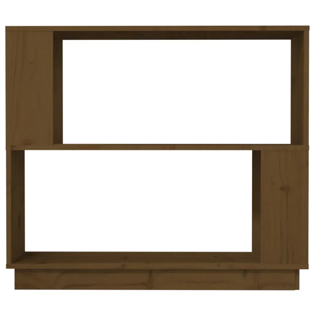 Libreria/Divisorio Ambrato 80x25x70 cm Legno Massello di Pino 814052