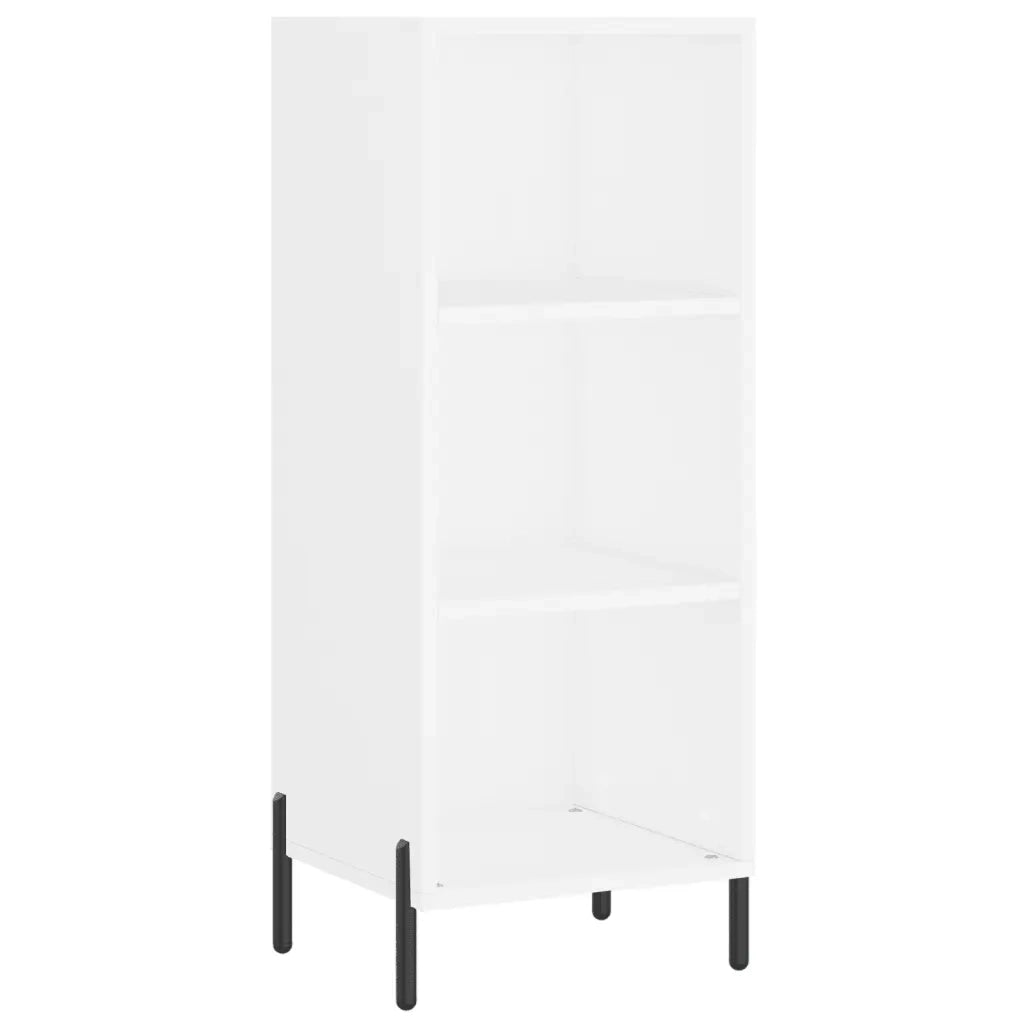 Credenza | Madia | Buffet da pranzo | Armadio da pranzo Bianca 34,5x34x180 cm in Legno Multistrato