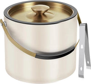 Semifreddo con coperchio in silicone - Acciaio inossidabile a doppia parete - 3,2L - Nero