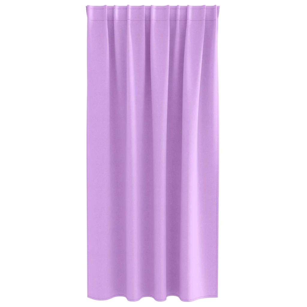vidaXL Tende con tende 2 pcs Viola Poliestere