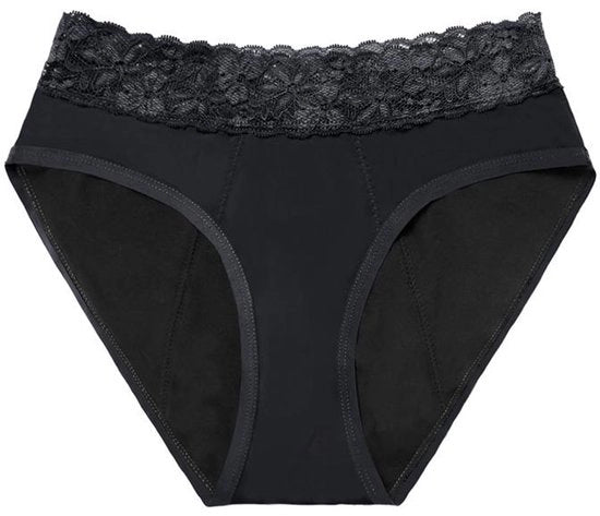 3 Set di Slip femminili morbidi e sexy, slip sexy e di stile, cintura con bordo a punta, cinturino elastico, vita bassa, Nero - 6XL