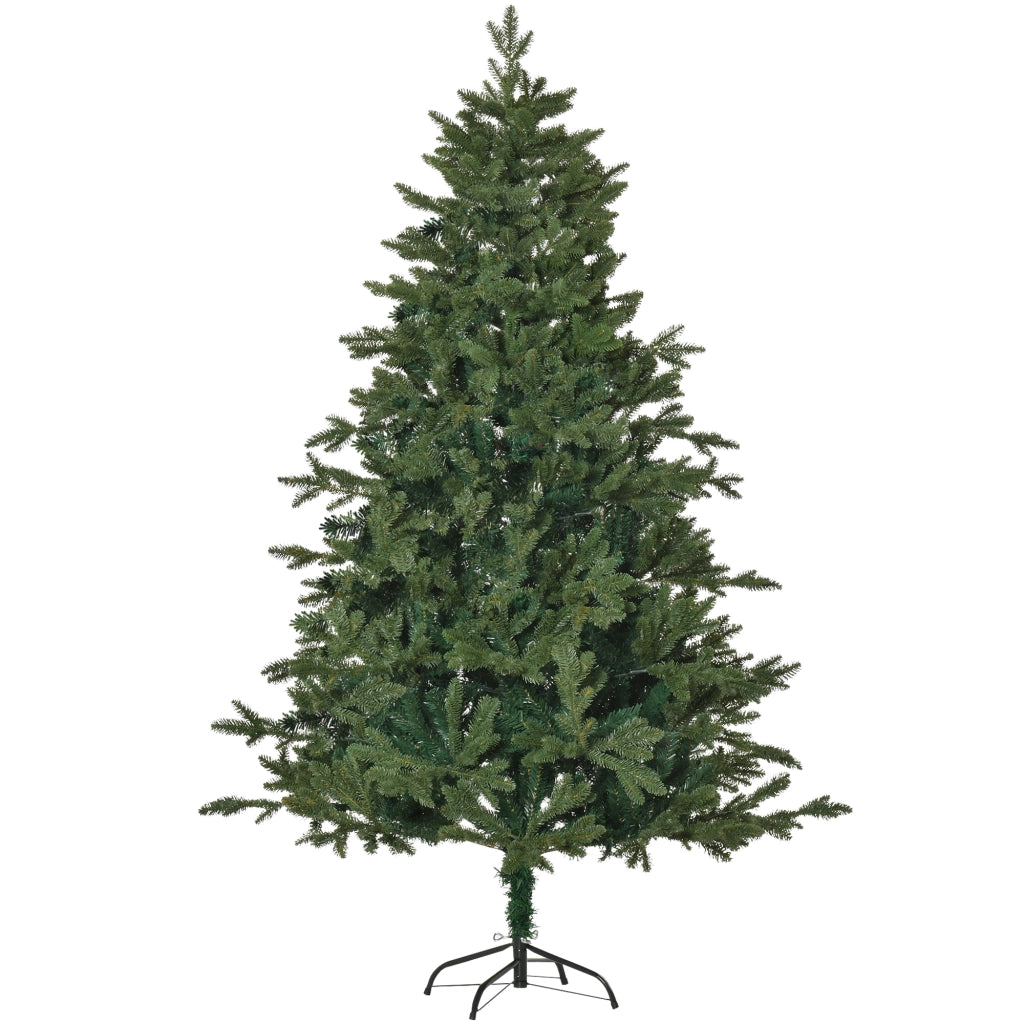 Albero di Natale Artificiale 180 cm ¨C zephmum ¨C 748 Punte, 3 Forme Foglie, Ritardante Fiamma