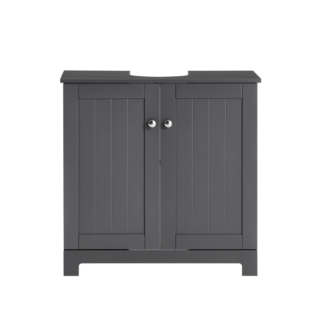 Mobile Sottolavabo Per Bagno Con 2 Ante L60*P30*A60 Cm, BZR18-II-DG SoBuy