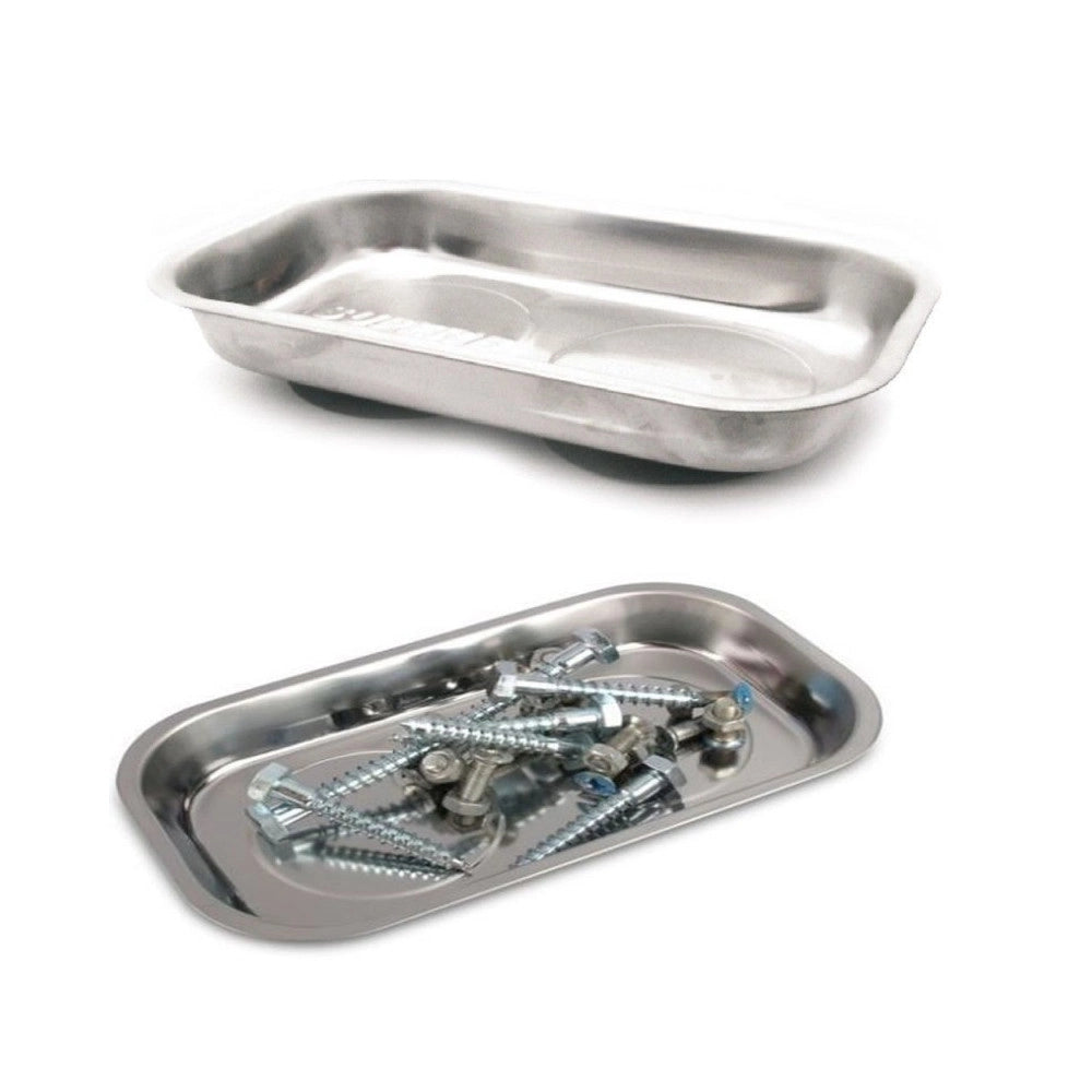 Trade Shop - Ciotola Vaschetta Magnetica Rettangolare 140x240x28mm Montaggio Porta Utensili -
