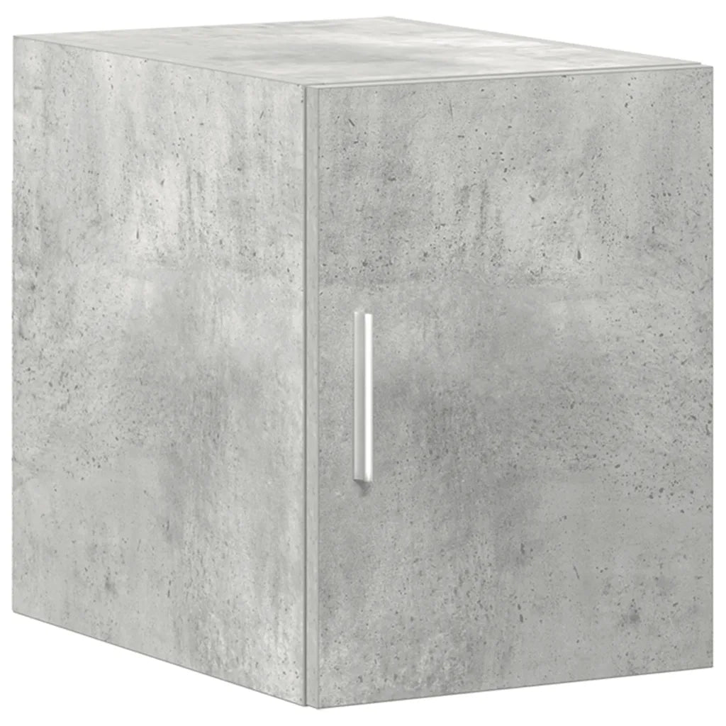 Mobile Sottile Grigio Cemento 30x42,5x225 cm in Truciolato 3281269