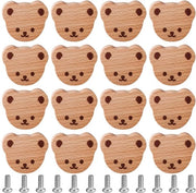 Maniglie in legno per porte 12 pezzi - forma birra - maniglie di carico - maniglie di cassetti - legno di betulla - materiali di alta qualità - maniglie per porte