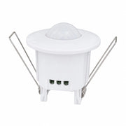 Sensore di Movimento PIR Mini 360°, da Incasso a Soffitto, Bianco