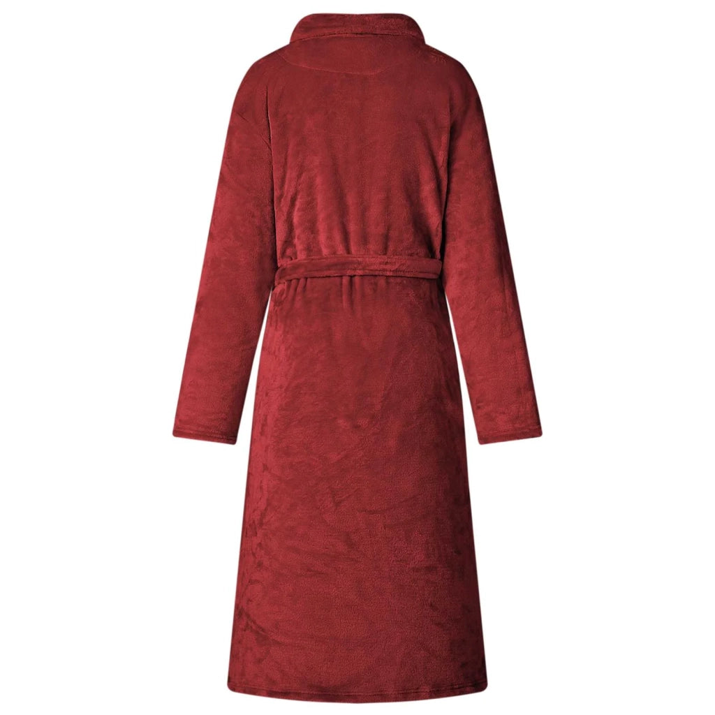 Accappatoio senza Cappuccio Rosso Bordeaux s Flanella CFW6282880