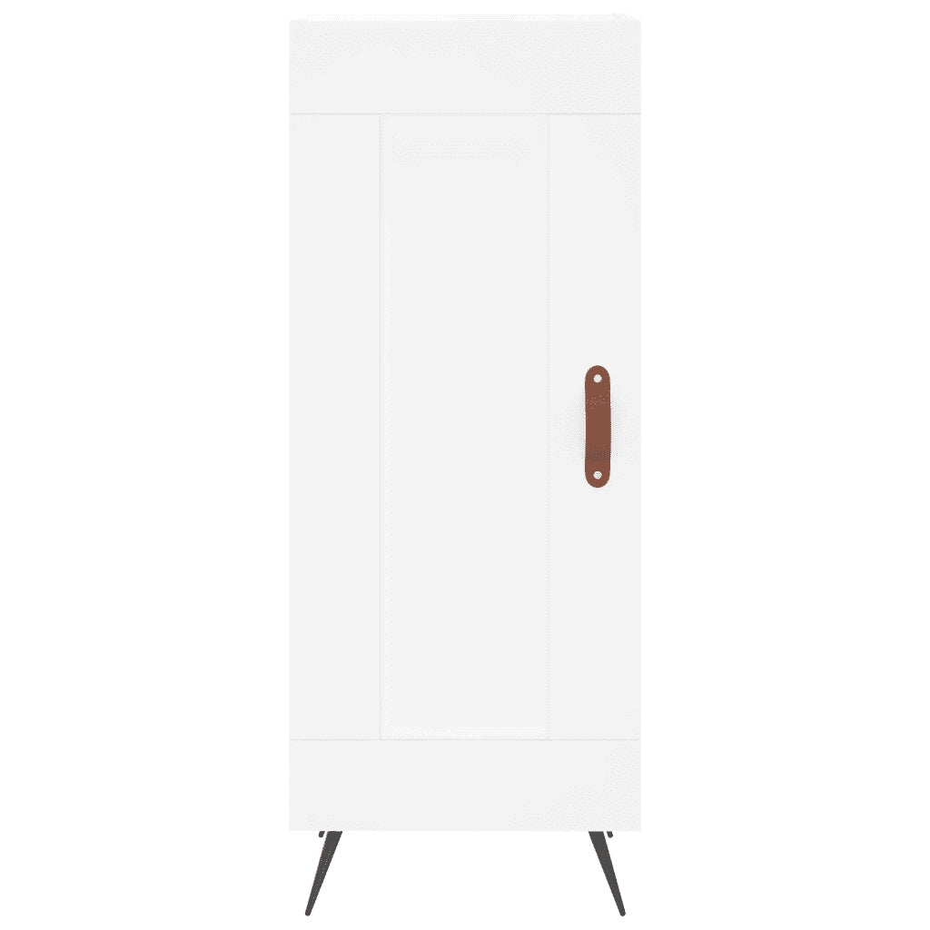 Credenza-Buffet-Armadio da cucina Bianca 34,5x34x90 cm in Legno Multistrato 303313