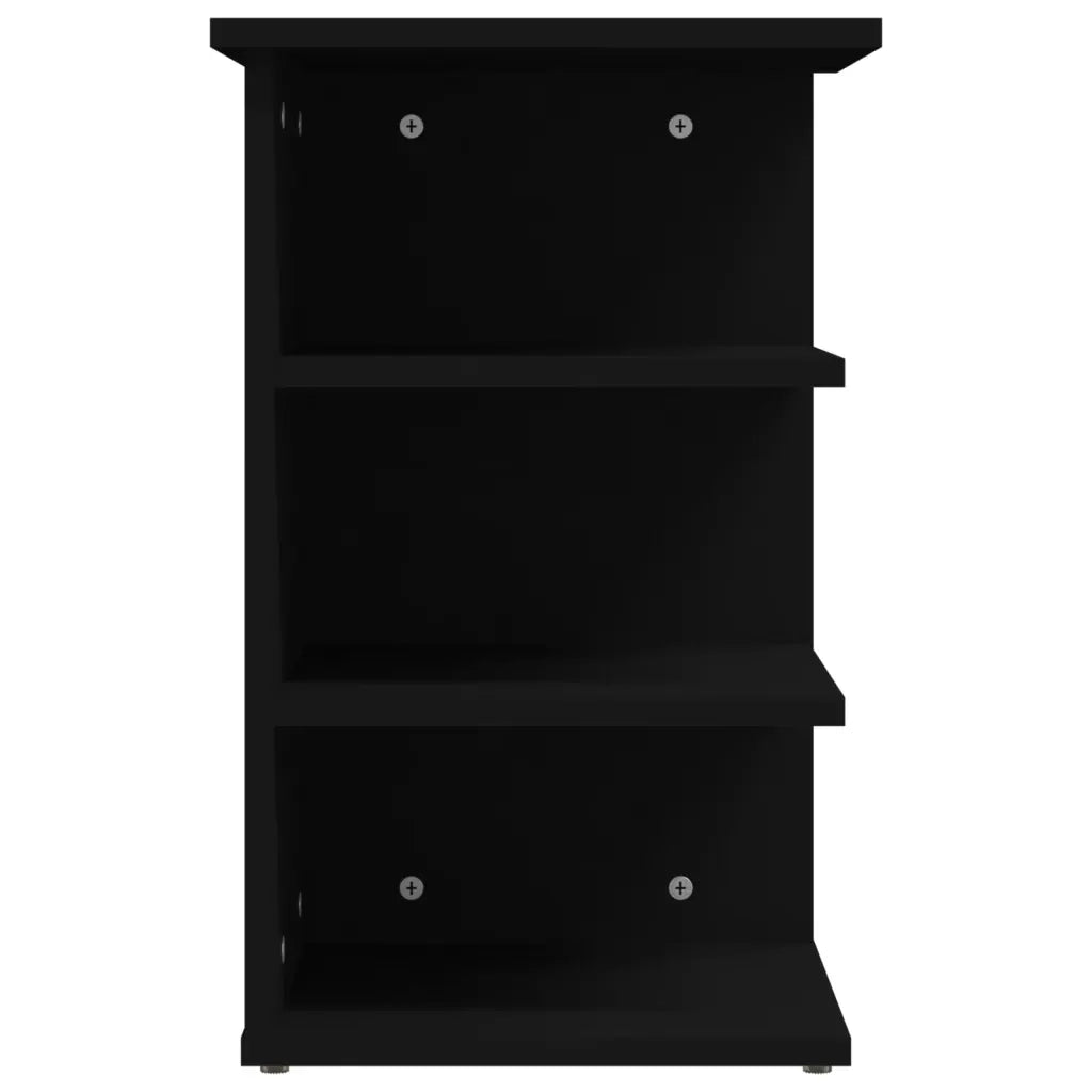 Credenza-Buffet-Armadio da cucina Nera 35x35x55 cm in Legno Multistrato