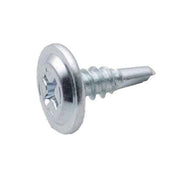 VITE AUTOPERFORANTE TEKS ZINCATA BIANCA Ø 4,2 X 25  mm - 1000 pezzi- AKIFIX