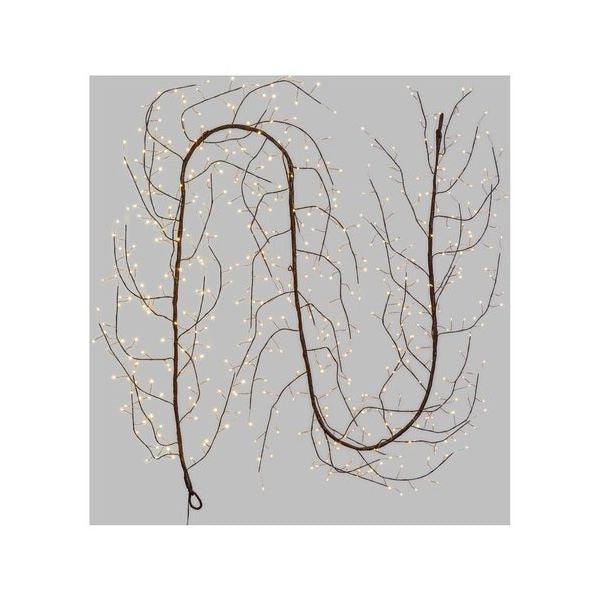 Ramo luminoso lotti 75399 climber tiglio micro led flash marrone
