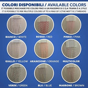 Tenda Antimosche Modello Filo in PVC, Plastica Rosso | Largh. 1,20m x Alt. 2m | Protezione Insetti, Porta, Esterno, Interno