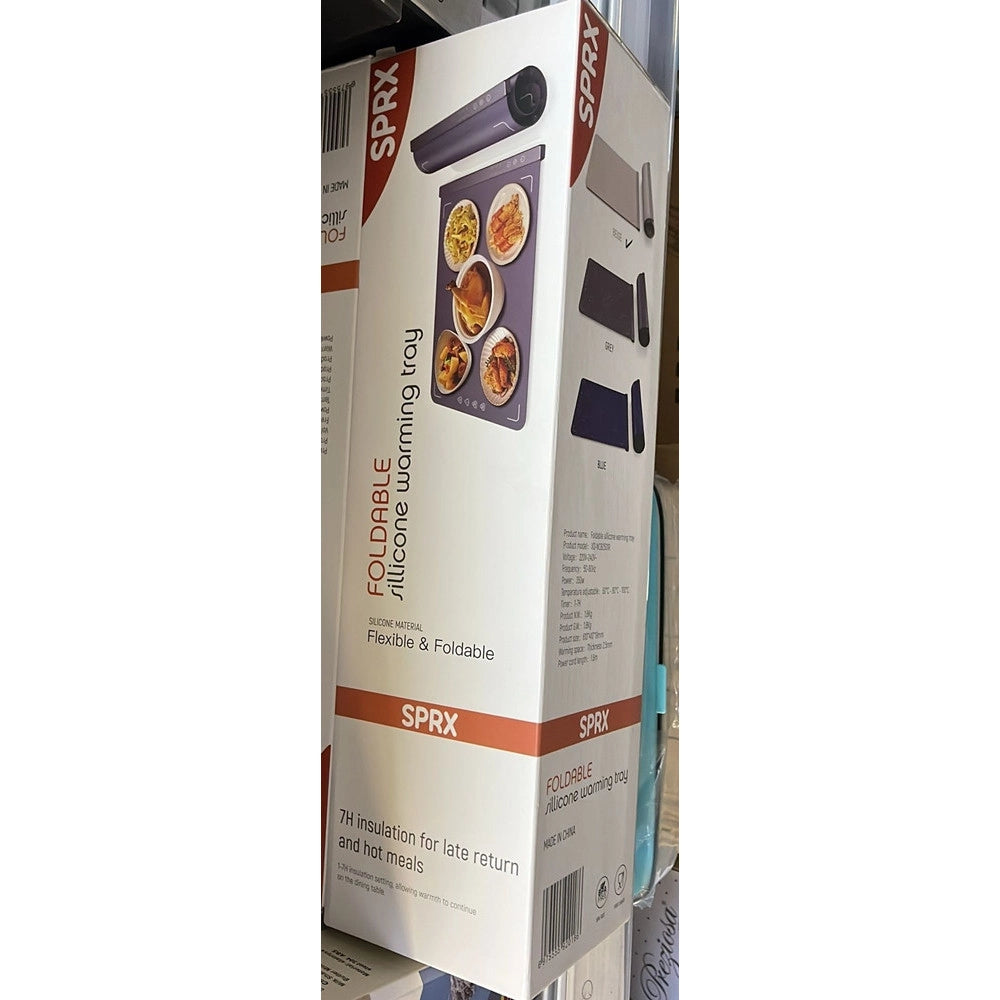 Trade Shop - Vassoio Riscaldante Scaldavivande Elettrico Tappetino Pieghevole Flessibile In Silicone -