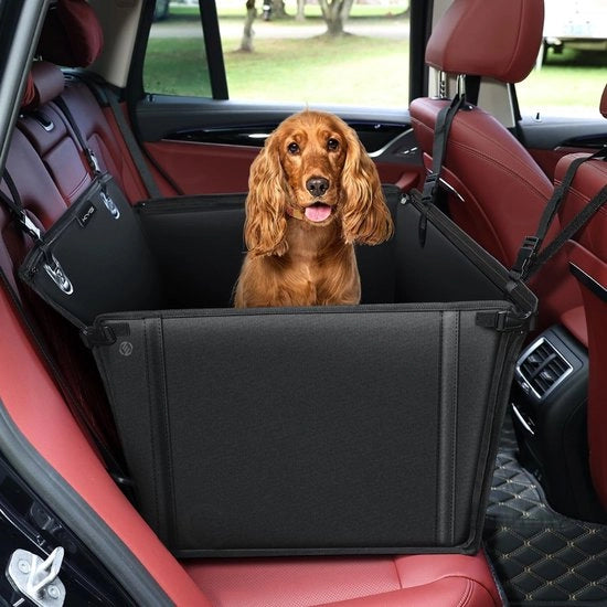 Hondenmand Auto con Cintura - Sede Auto per Cani - Sede per Cani Auto - Sede per Cani con Cintura - Autostoło per Cani - Sede per Cani con Cintura