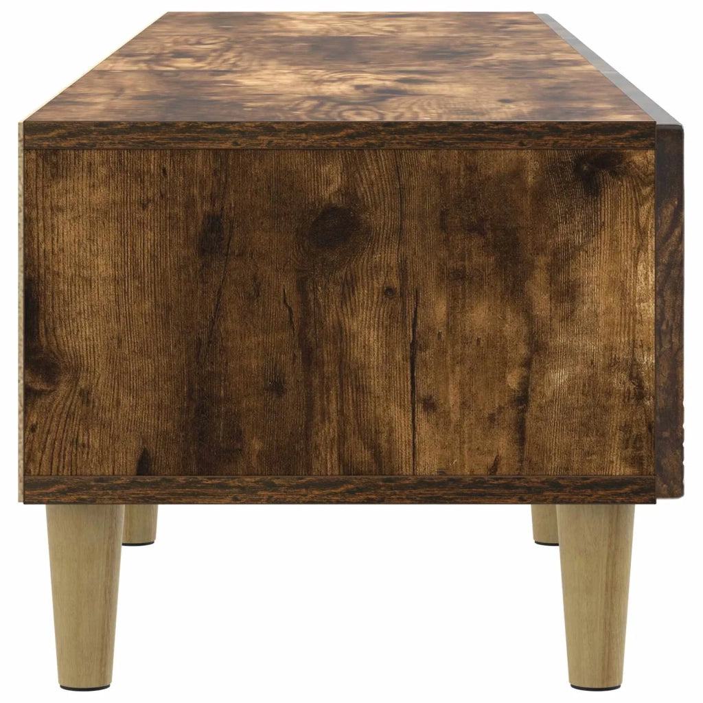 Mobile TV 147 x 34,5 x 30 cm Rovere Fumo Legno ingegnerizzato