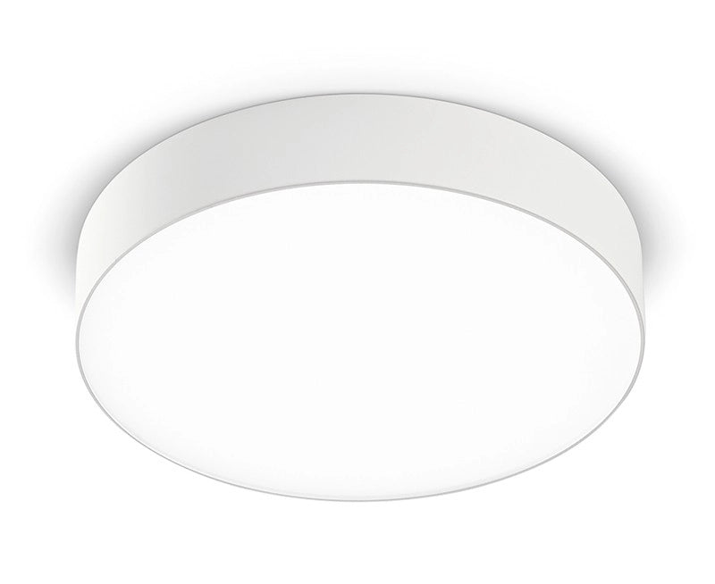 Plafoniera GPL262N in alluminio bianco opaco 30W LED integrato 4000K luce naturale - Gealuce Design Moderno per Illuminazione Interni
