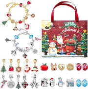 Calendario di Natale per Ragazze Gioielli - 22 Sfide 2 Bracciali Regalo per 5 6 7 8 9 10 Anni