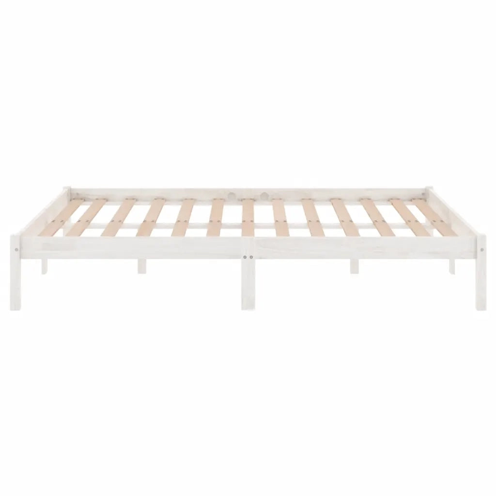 Giroletto Bianco Legno Massello 135x190 cm 4FT6 Double cod mxl 63477