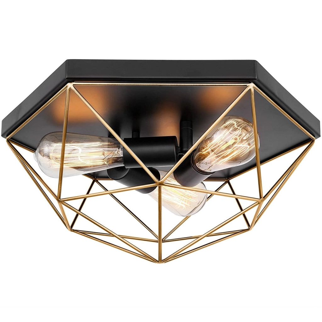 Plafoniera Da Soffitto Black Gold APP1094-3C