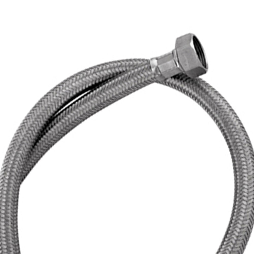 Tubo di carico in treccia di acciaio inox gigante per lavatrice 100 cm
