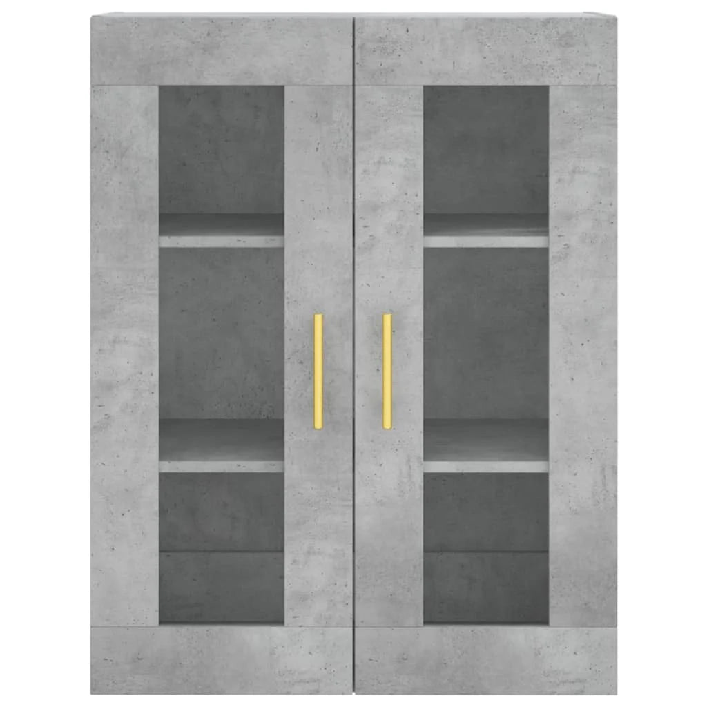 Buffet credenza cassettiera armadio mobile contenitore organizer cucina soggiorno salotto alto 69,5 x 34 x 180 cm legno ingegnerizzato grigio 02_0034689