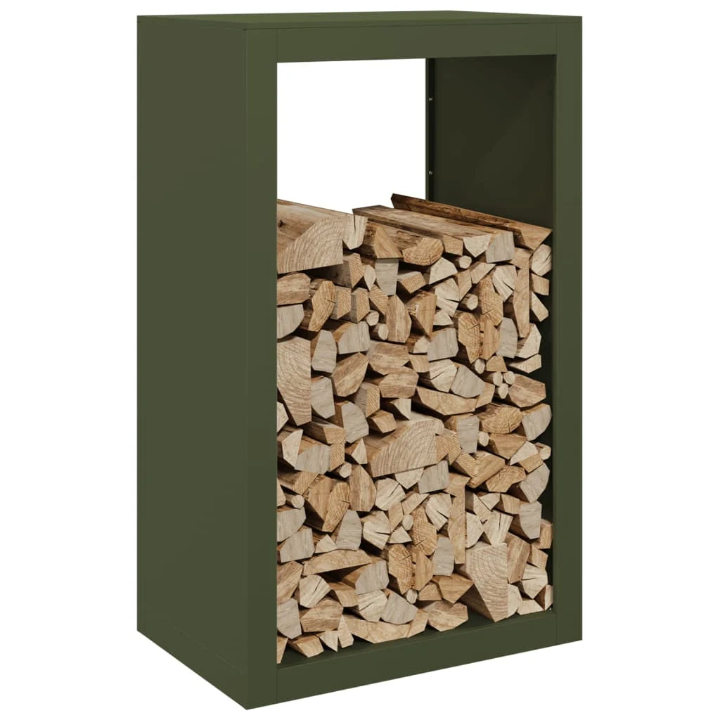 Portalegna 60 x 40 x 100 cm acciaio verde 02_0043721