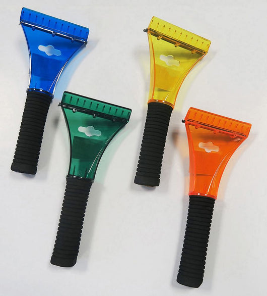 Raschiaghiaccio Chamonix parabrezza auto larghezza lama 9 cm manico spugna