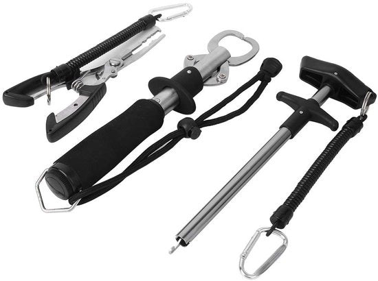 Kit di attrezzi per pesca con uncino in acciaio inossidabile e rimuovitore di vischio per pesca