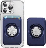 Coprifono iPhone 17 - Design sottile - Portafoglio magnetico - Blocco RFID - 2 slot per carta di credito - Standard per anello - Protezione per smartphone